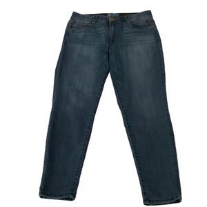 Democracy “Ab” solution Jeans, Size 12P, Blue Denim